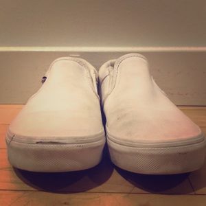 White Vans Slip-Ons